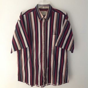 Vintage Natural Issue Shortsleeve Button Up Shirt
